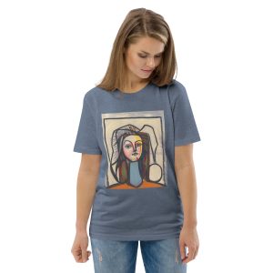 Portrait au cou bleu by Pablo Picasso Unisex organic cotton t-shirt